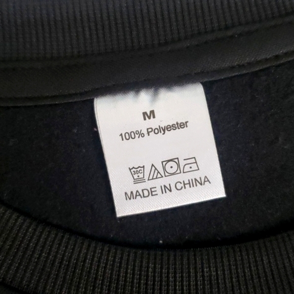 NWOT Skull & Flower Print Pullover Sweatshirt Casual Long Sleeve Crew Neck Sz M - Picture 12 of 12